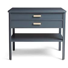 Santo Nightstand Navy Bedroom Night Stands Furniture Blue Nightstands