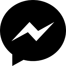 Facebook white icon png download 1600. Messenger Free Vector Icons Designed By Pixel Perfect App Icon Black App Snapchat Icon