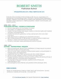 author resume samples qwikresume