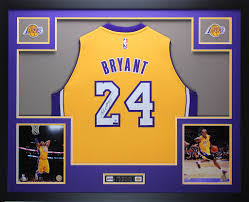Find the latest in kobe bryant merchandise and memorabilia, or check out the rest of our nba basketball gear for the whole family. Kobe Bryant Autographed And Framed Gold Lakers Jersey