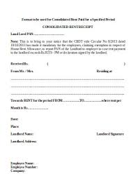 22 Sample Rent Receipt Templates In Pdf Ms Word Excel