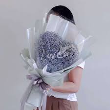 Maybe you would like to learn more about one of these? Baby Blue Heart Dried Baby Breath Flower Bouquet Afterrainflorist