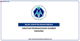 Jawatan kosong kementerian sumber manusia 2020. Jabatan Pembangunan Sumber Manusia Jawatan Kosong