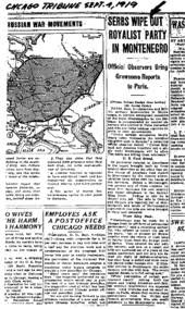 Our collection of 1920 newspaper headlines feature evidence of some of history's most notable events. Chicago Tribune Wikipedia