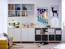 In Need Of A Truly Flexible Modular Storage Solution Hang Stack And Combine These Practical And Stylish Ek Ikea Wall Cabinets Ikea Storage Ikea Small Spaces