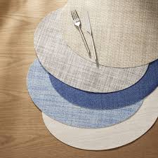 Shipped with usps priority mail. Chilewich Oval Mini Basketweave Placemat