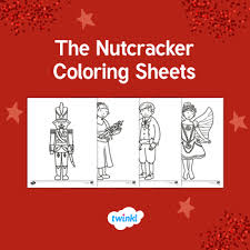 Clara receives a magic key as a gift from her godfather drosselmeyer. The Nutcracker Coloring Worksheets Teaching Resources Tpt