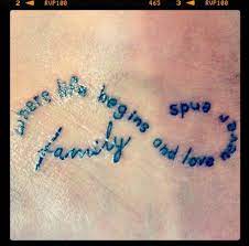 Family where life begins and love never ends <3. Tattoo Family Infinity Where Life Begins And Love Never Ends Family Family Tattoos Tattoos Tattoo Quotes