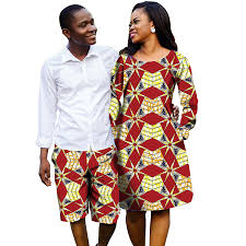 Modele habit homme et femme. Tenue De Couple Africain Robes Femmes Hommes Pantalons Courts Tenue Ankara Pour Les Couples Mode Couple Tenues De Bal Vetements Afrique Aliexpress