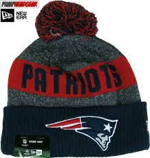 New England Patriots New Era Nfl Sideline Sport Knit Bobble Hat New Era Bobble Hats Bobble