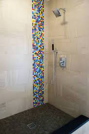 Add a unique mosaic accent tile with 12×24 tile on the shower wall. Pin On Susan Jablon Bathroom Tile Ideas