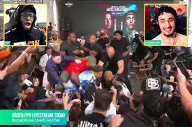 Anyone else buy that youtuber vs tiktoker fight on ppv but never received confirmation or link then the support staff never get back to you. Youtubers Vs Tiktokers Boxing Press Conference Descends Into Chaotic Brawl As Bryce Hall And Austin Mcbroom Follow In Jake Paul S Footsteps Deji Trash Talks And Anesongib Jokingly Calls Out Canelo