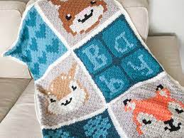 Check spelling or type a new query. Waldtiere C2c Vorlagen Babydecke
