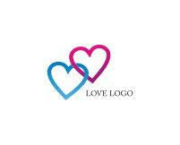 Free Vector Love Logo Design Download In 2020 Free Online Logo Design Online Logo Design Art Logo