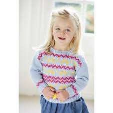 Baby Chicks Fair Isle Sweater Pattern The Knitting Network Free Knitting Patterns Uk Sweater Pattern Knitting Projects Sweaters