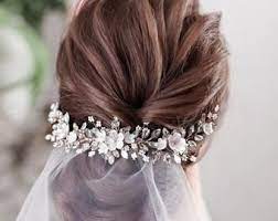 Wedding Hair Accessories Bridal Hair Piece Wedding Headband Etsy Bridal Hair Headpiece Bridal Hair Pieces Bridal Hair Jewelry