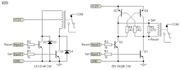It works on the principle of an electromagnetic attraction. Relays