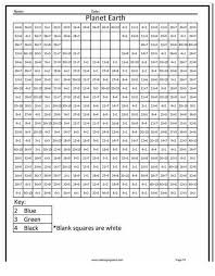 This article brings you a number of super mario coloring sheets, depicting them in both humorous and realistic ways. Planet Earth Squared Multiplication And Division Pixel Art Free Print And Color Online