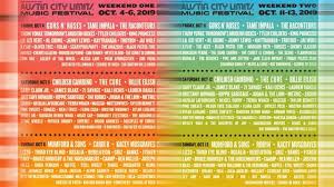 Austin city limits 2019 lineup: Acl S Daily Lineup Is Out And You Won T Want To Miss This Festival