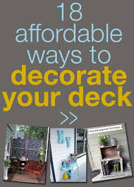 I Love Outdoor Entertaining These Deck Ideas Are Brilliant And Affordable Deck Decorating Deck Decks And Porches