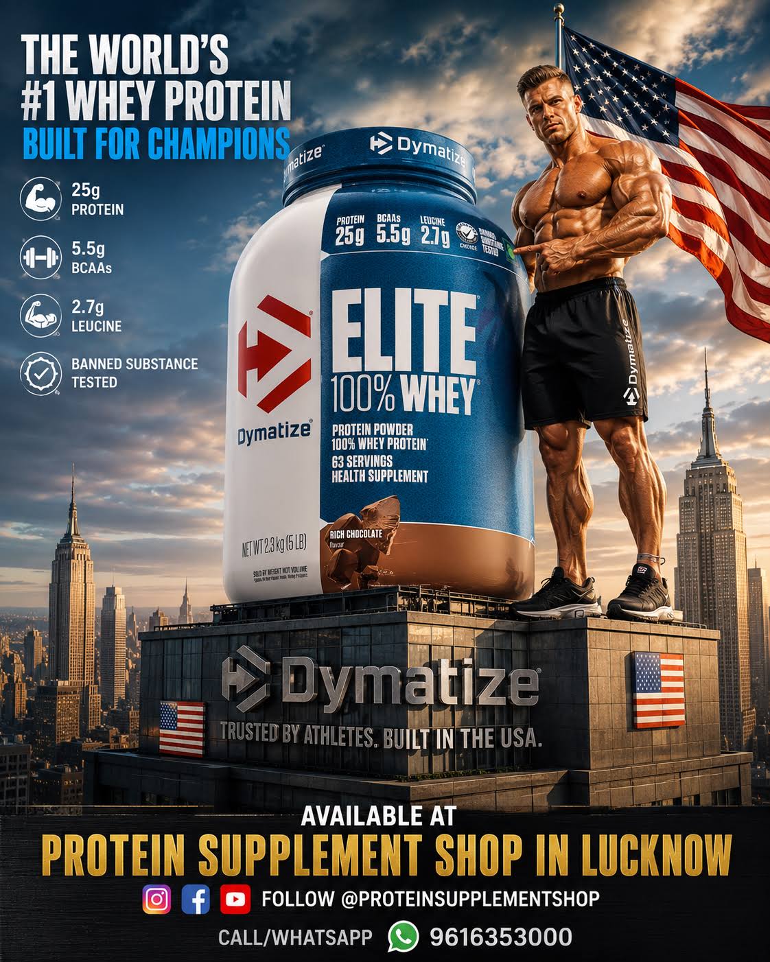 Dymatize Elite 5Lbs Made in USA product image