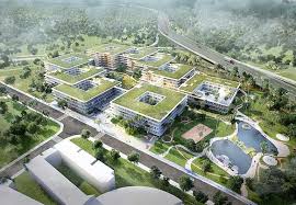 New Integrated Healthcare Campus In Singapores Northern Woodlands Region Comprising Acute Care H In 2020 Hospital Architecture Campus Landscape Design Campus Landscape