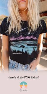 The Pnw Tee In 2020 Fashion Cute Outfits Loose Fit Tees