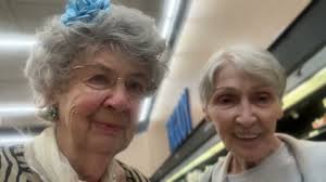 Meet Miss Marsha, sweet little widow lady. Love the Walmart!