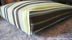 Some outdoor cushions come with a removable cover made for easily laundering, so you can keep everything looking good as new. Sew Easy Outdoor Cushion Covers Confessions Of A Serial Do It Yourselfer