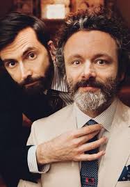 New photos of David Tennant and Michael Sheen from the Good Omens shoot for  British Airways High Life magazine