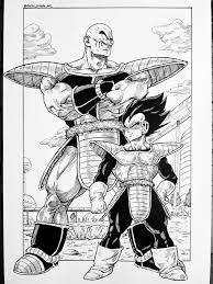 Vegeta And Nappa Saiyans Are Here By Darko Simple Art On Deviantart Dragon Ball Art Dragon Ball Artwork Dragon Ball Super Manga