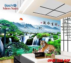 Tranh Gạch Mẫu Con Hổ CHM23