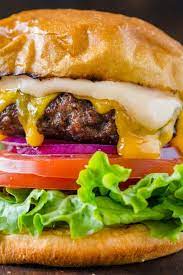 Fry, grill, or bake these juicy hamburgers. Perfect Burger Recipe Video Natashaskitchen Com