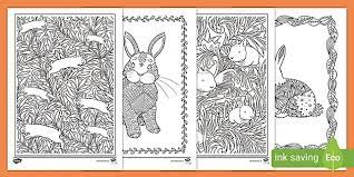 Mindfulness bunny coloring pages for adults. Easter Bunny Pictures To Colour Mindfulness Colouring Page