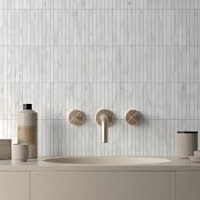 Carrara White Kitkat Marble Mosaic Tile Honed | Stone Deals