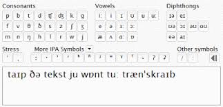Alpozos Phonetic Blog English Phonetics Transcription Editor