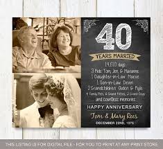 40th Anniversary Gift For Parents Wife Husband Or Best Friends Etsy 40th Anniversary Gifts Anniversary Gifts For Parents Anniversary Gifts For Husband