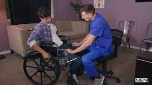 Men.Com - Nurse Kaleb Stryker fucks wheelchair-bound Michael Jackman -  HOMO.XXX