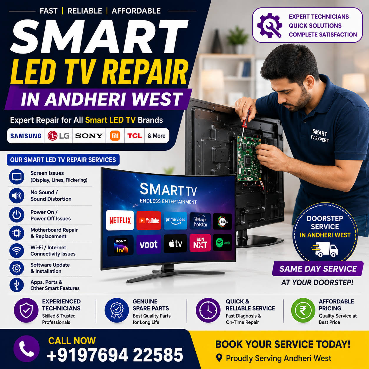 Smart LED TV Repair in Andheri West product image