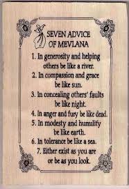 Seven Advice Of Mevlana Rumi Rumi Quotes Sufi