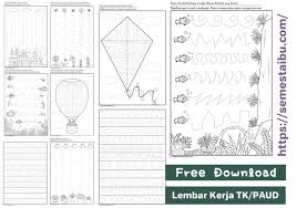 Mungkinkah mengetahui dan memastikan apakah seorang anak itu bermasalah dalam waktu 5 10 menit pertama saat kita bertemu dengannya. Lembar Kerja Anak Tk Paud Lengkap Free Download