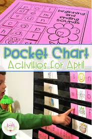 Pocket Chart Games And Activities For April Perfect For Kindergarten Pocket Chart Activities Kindergarten Blogs Pocket Chart