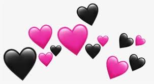 Emoji Emojicrown Heartcrown Emojiheartcrown Aesthetic Estetska Srcana Kruna Png Prozirni Png Pink Heart Emoji Heart Emoji Pink And Black Wallpaper