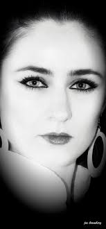 Who does the beauty pageant contestant remind the author of?