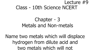 Solved: 2.3 A, D, Land Q Are 4 Metals And H = Hydrogen. L Can Be Displaced  By A From Its Sulfate Salt. Among These 4 Metals, Q Is The Only Metal
