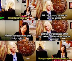 You're in trouble because of your own stupidity. Leslie Parks And Rec Quotes Quotesgram
