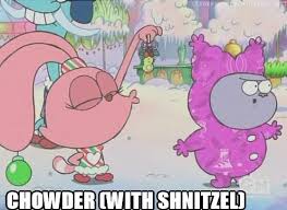 Maybe you would like to learn more about one of these? Chowder With Shnitzel Home Facebook