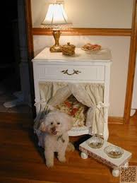 The dog house doubles as a side table, end table, or large nightstand. Pet End Table Ideas On Foter