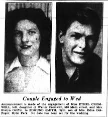 Ethel Cromwell and Edmund Smith engagement