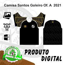 Camisa umbro santos i 2021 r$ 249.99 r$ 139.90. Camisa Estampa Santos Goleiro Of A 2021 Vetor Sublimacao No Elo7 Loja Janete Artes 1675ace